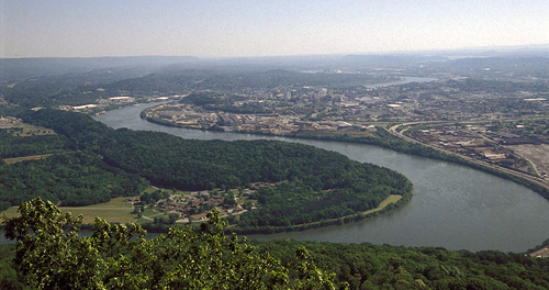 Chattanooga Viewed From Lookbout Mountain